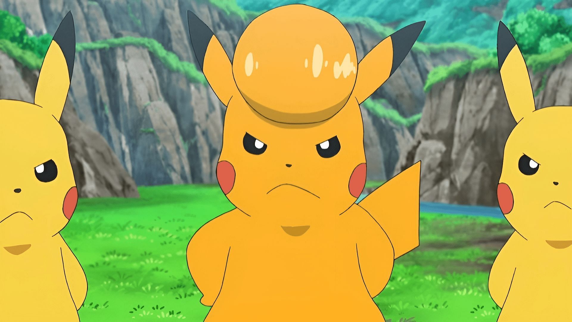 Shiny Pikachu in the anime (Image via TPC)